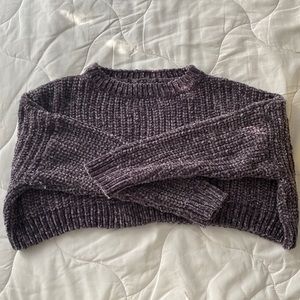Cropped Knit Sweater